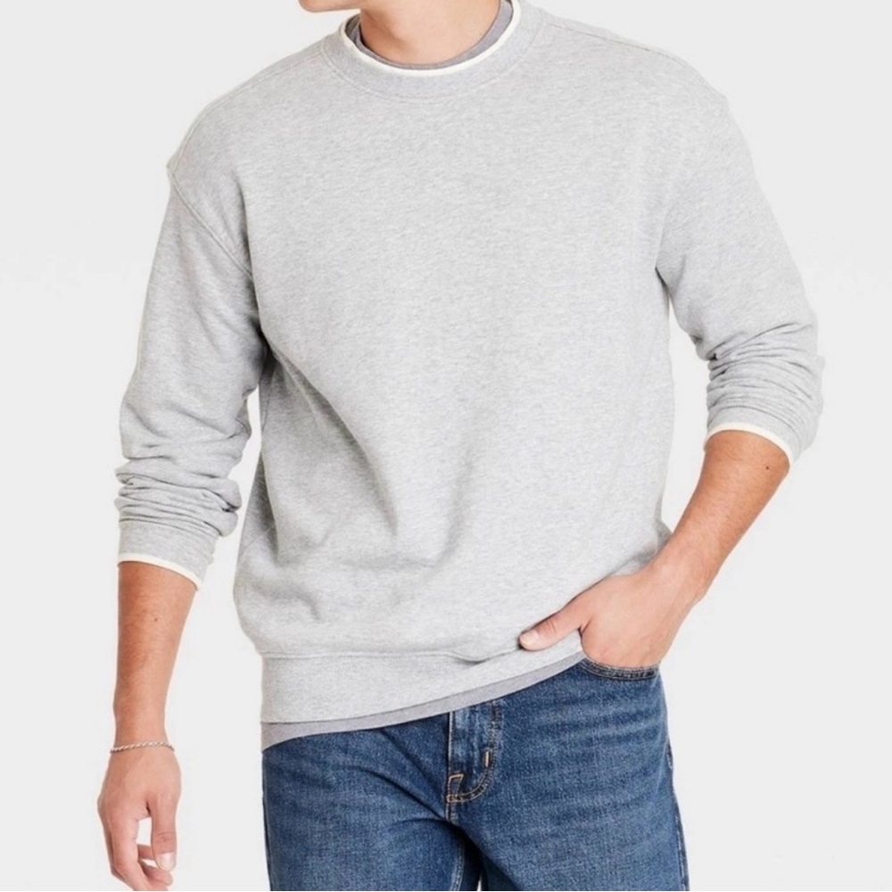 M35 NWT Goodfellow & Co. Men’s Terry Knit Lined Crewneck Pullover Top -Size:‎ 3X